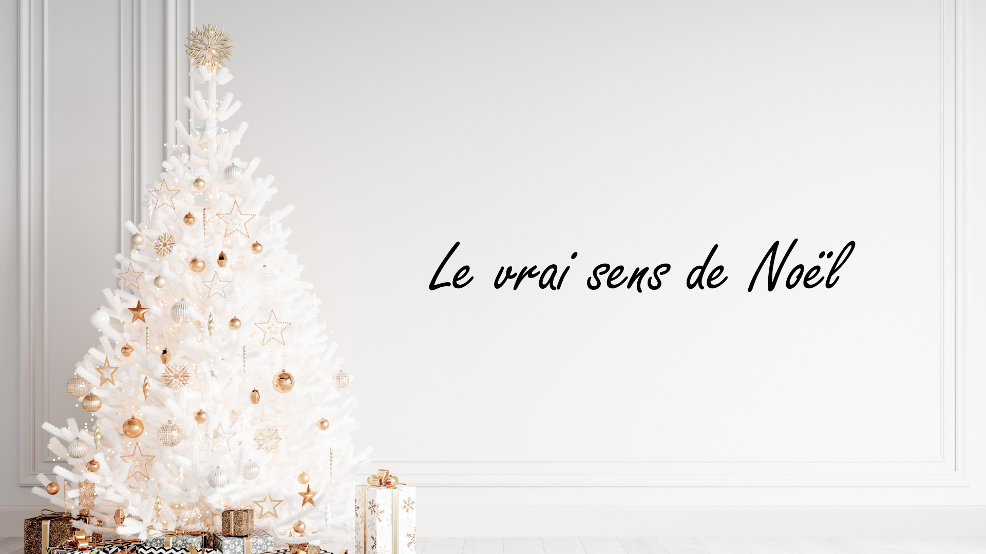 Le vrai sens de noël